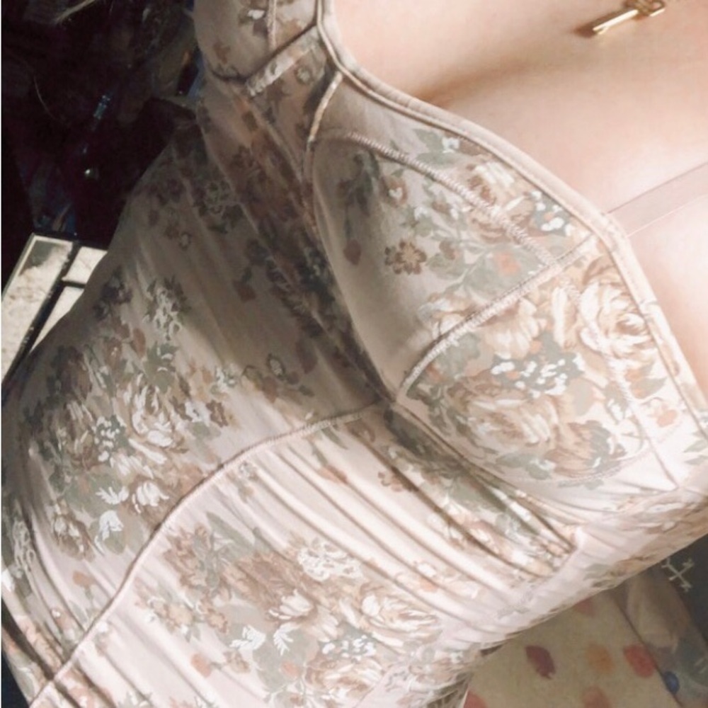 Beautiful pink bustier